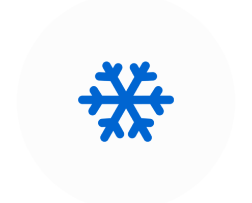 Badge icon "Snowflake (3777)" provided by The Noun Project under The symbol is published under a Public Domain Mark