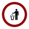 Badge icon "Trash (1)" provided by Roger Cook & Don Shanosky, from The Noun Project under The symbol is published under a Public Domain Mark