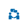 Badge icon "Meeting (6775)" provided by Sergi Delgado, from The Noun Project under Creative Commons - Attribution (CC BY 3.0)