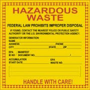 Hazardous Waste Warning