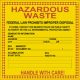 Hazardous Waste Warning